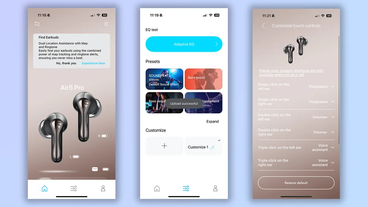 Đánh giá tai nghe Soundpeats Air5 Pro: Âm thanh chất lượng cao, phong cách tối ưu 21 Soundpeats Air5 Pro 9