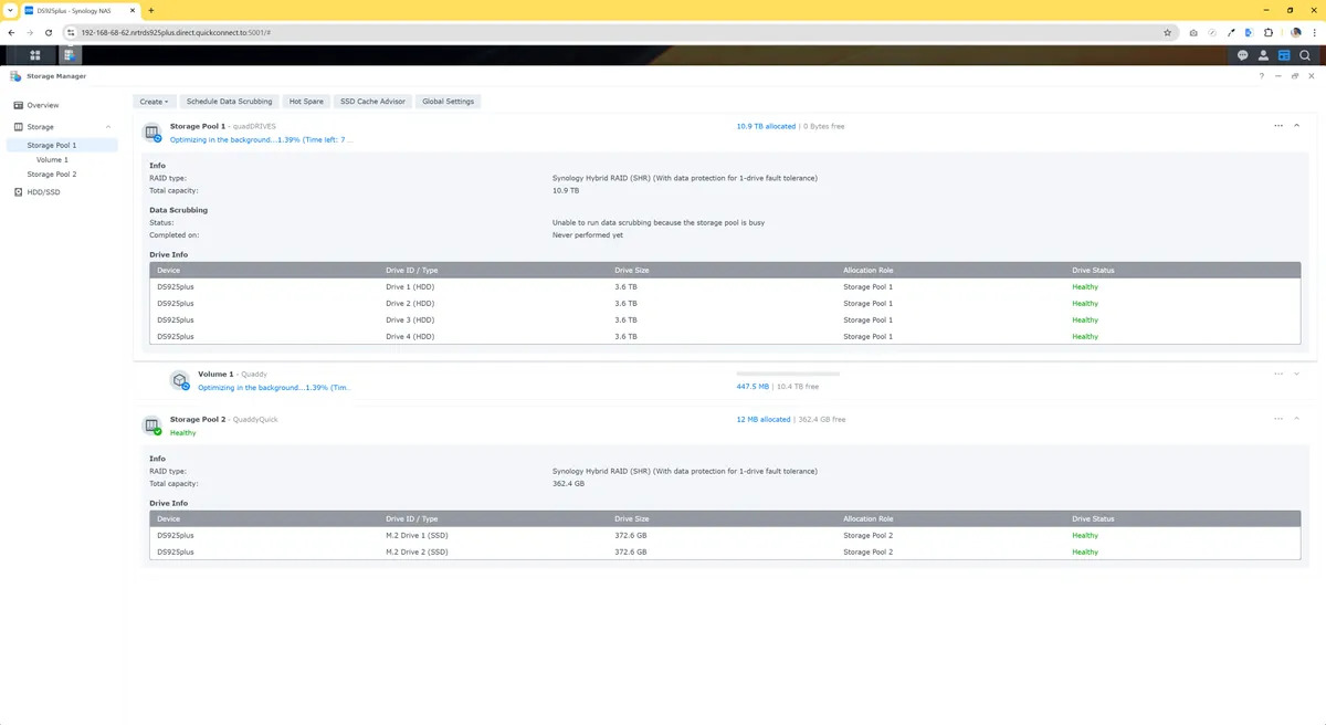 Synology DiskStation DS925 4