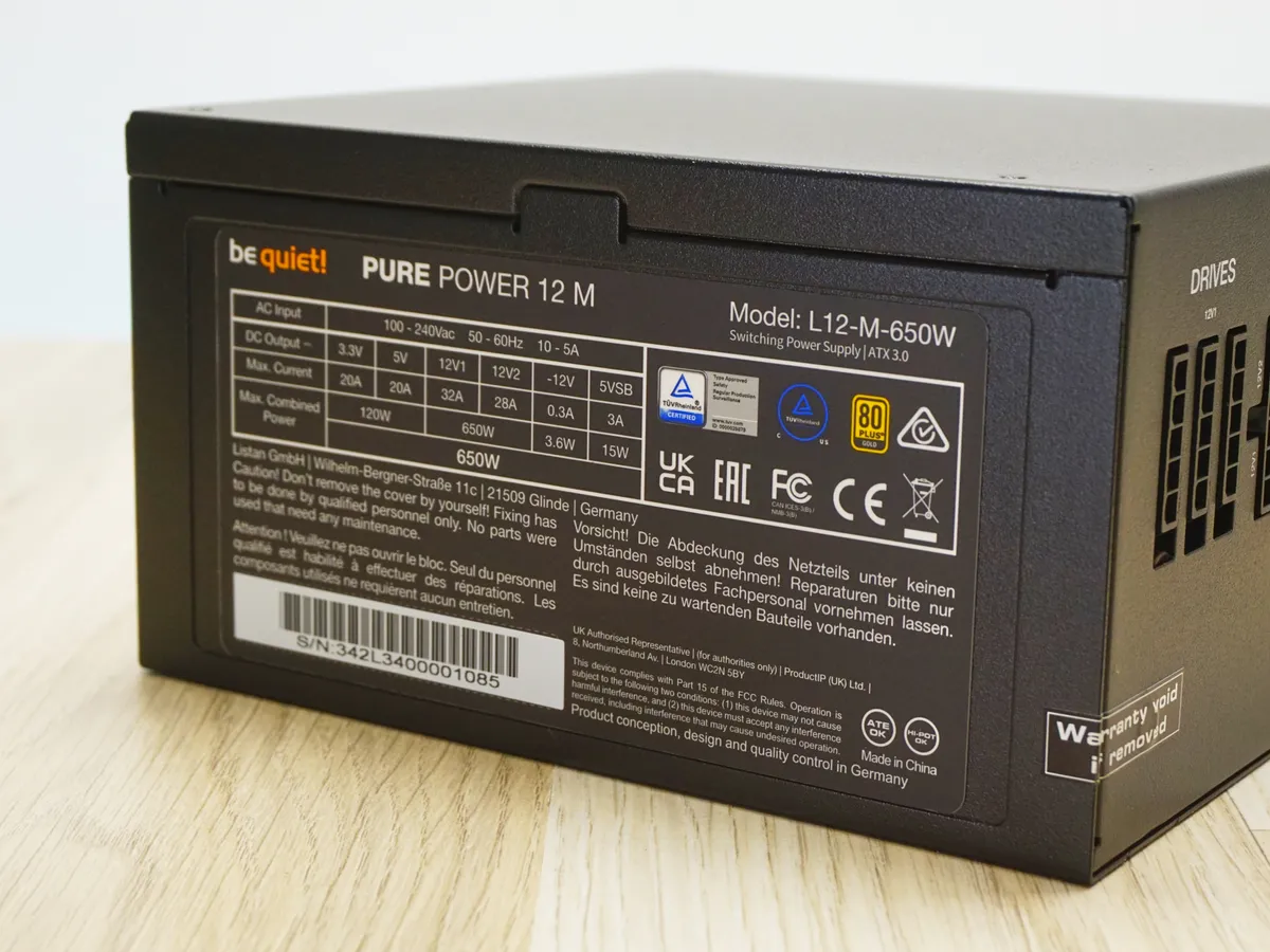 Đánh giá bộ nguồn be quiet! Pure Power 12 M 650W - Tản nhiệt hiệu quả, hoạt động êm ái, hiệu năng mạnh mẽ 33 bo nguon Pure Power 12 M 650W 10
