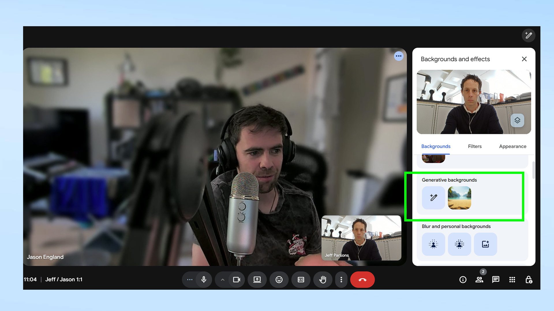 Hướng dẫn tạo nền AI độc đáo cho Google Meet bằng Gemini 7 su dung Gemini de tao nen AI 3