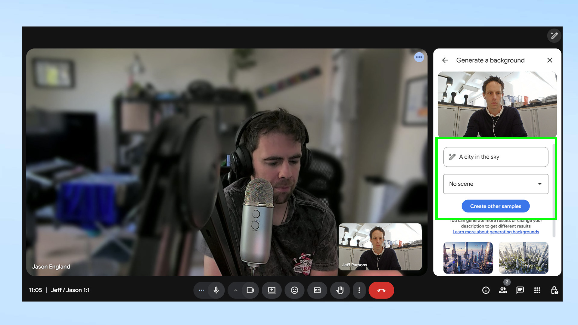Hướng dẫn tạo nền AI độc đáo cho Google Meet bằng Gemini 8 su dung Gemini de tao nen AI 4
