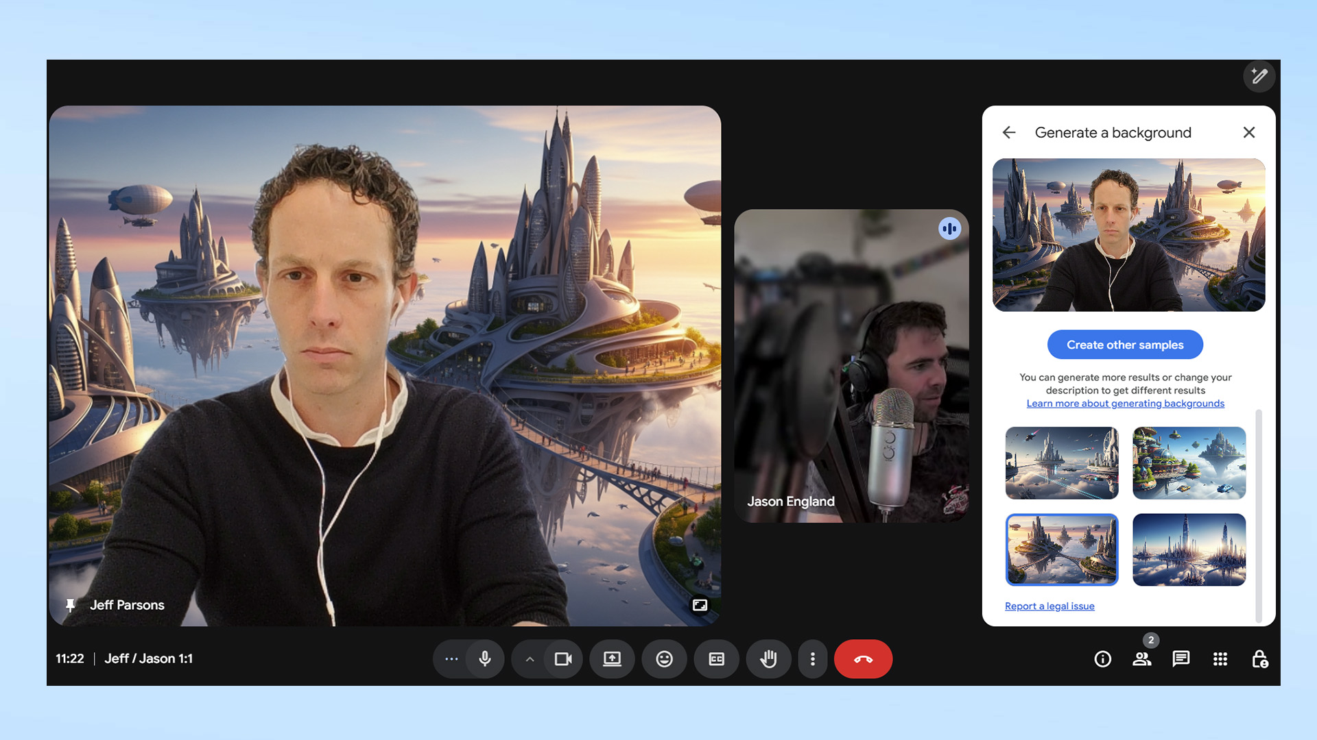 Hướng dẫn tạo nền AI độc đáo cho Google Meet bằng Gemini 9 su dung Gemini de tao nen AI 5