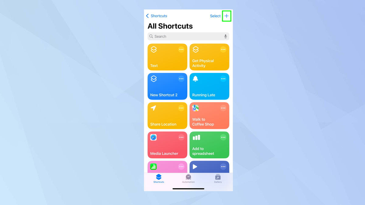 truy cap cai dat ung dung iPhone 2