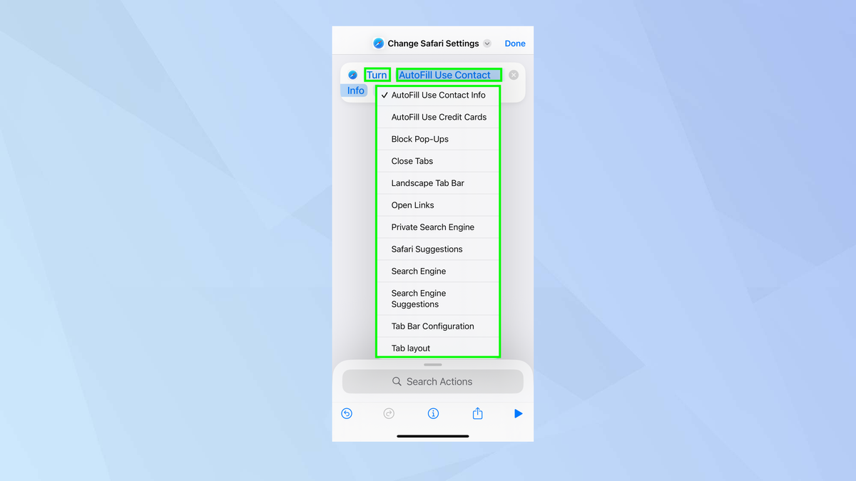 truy cap cai dat ung dung iPhone 5