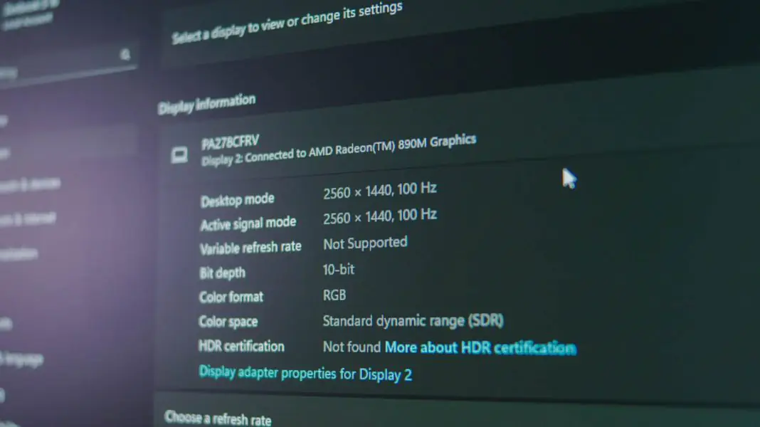 ASUS ProArt PA278CFRV 1