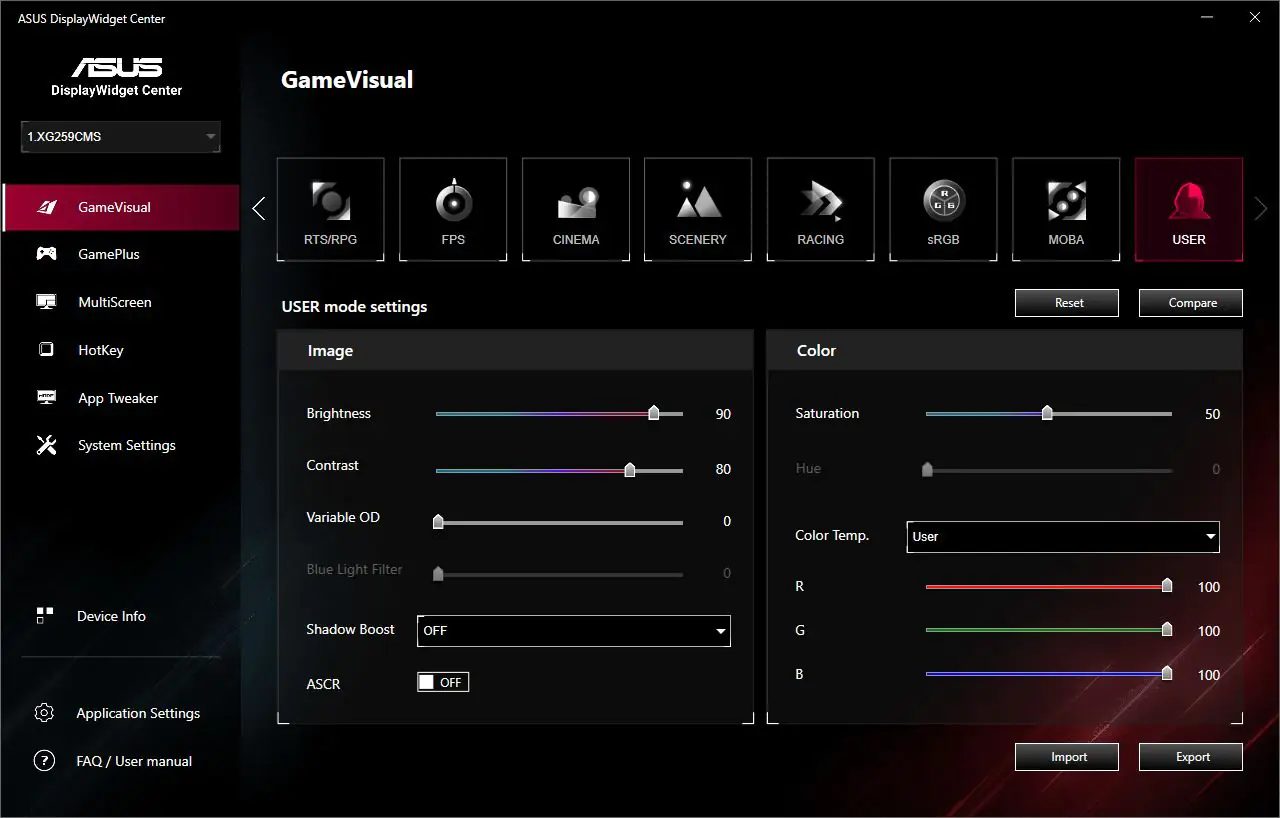 Đánh giá ASUS ROG STRIX XG259CMS: Tốc độ khủng, hình ảnh sắc nét – Có phải là màn hình lý tưởng của bạn? 107 ASUS ROG STRIX XG259CMS 10