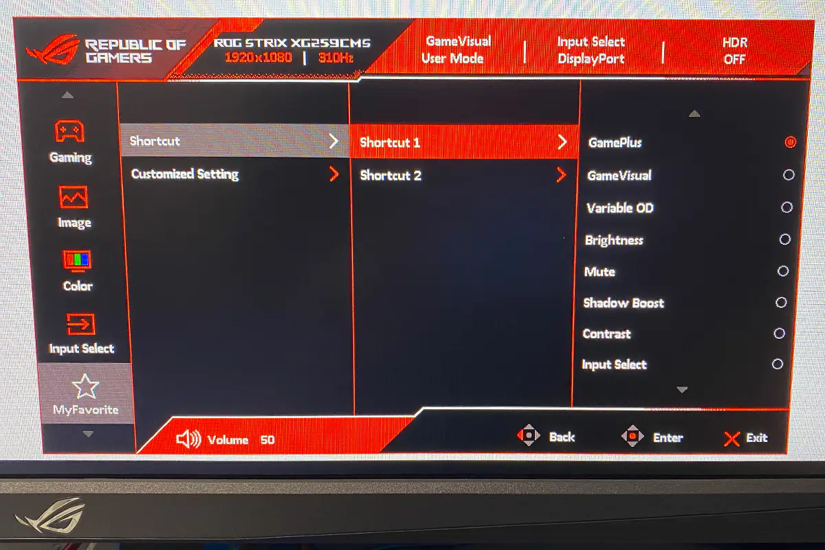 Đánh giá ASUS ROG STRIX XG259CMS: Tốc độ khủng, hình ảnh sắc nét – Có phải là màn hình lý tưởng của bạn? 105 ASUS ROG STRIX XG259CMS 12