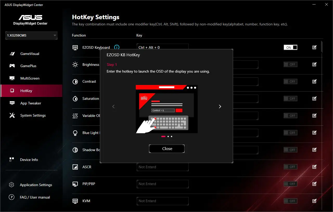 Đánh giá ASUS ROG STRIX XG259CMS: Tốc độ khủng, hình ảnh sắc nét – Có phải là màn hình lý tưởng của bạn? 110 ASUS ROG STRIX XG259CMS 6