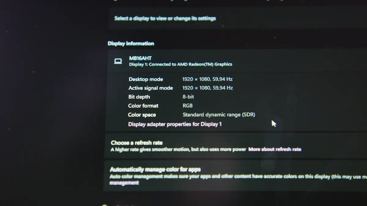 ASUS ZenScreen Touch MB16AHT 10