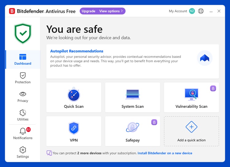 Bitdefender Free Antivirus
