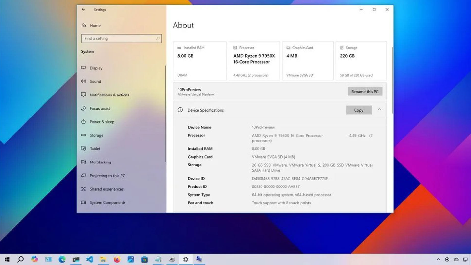 Cách kiểm tra thông số kỹ thuật đầy đủ của PC trên Windows 10 1 Cach kiem tra thong so ky thuat day du cua PC tren Windows 10 01