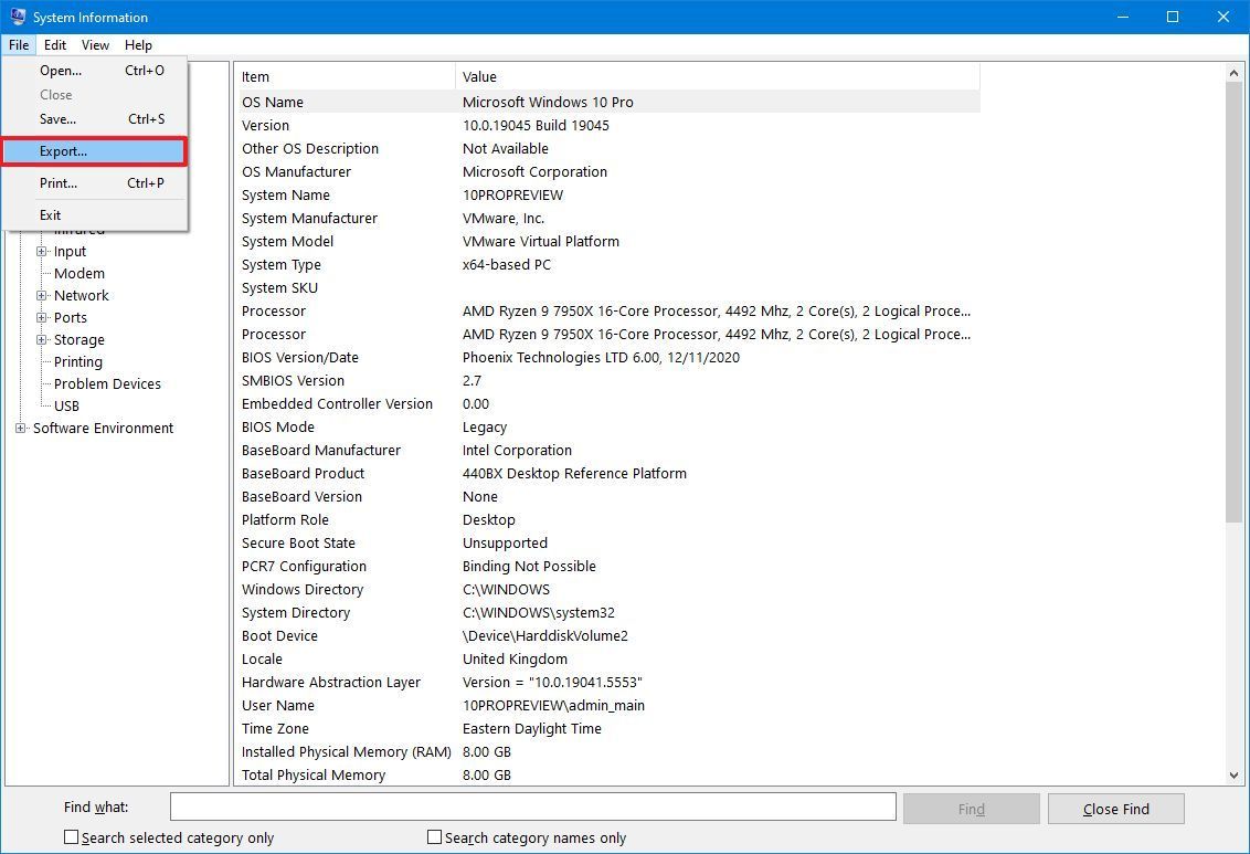 Cách kiểm tra thông số kỹ thuật đầy đủ của PC trên Windows 10 19 Cach kiem tra thong so ky thuat day du cua PC tren Windows 10 6