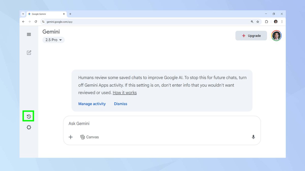 Kiểm soát dữ liệu của bạn: Cách ngăn Gemini sử dụng dữ liệu của bạn để huấn luyện 8 Cach ngan Gemini su dung du lieu cua ban de huan luyen 3