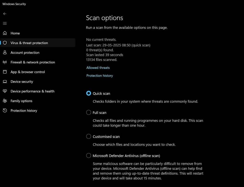 Hướng dẫn cách quét virus cho máy tính với 6 phương pháp hiệu quả nhất 2025 13 Cach quet virus cho may tinh 2