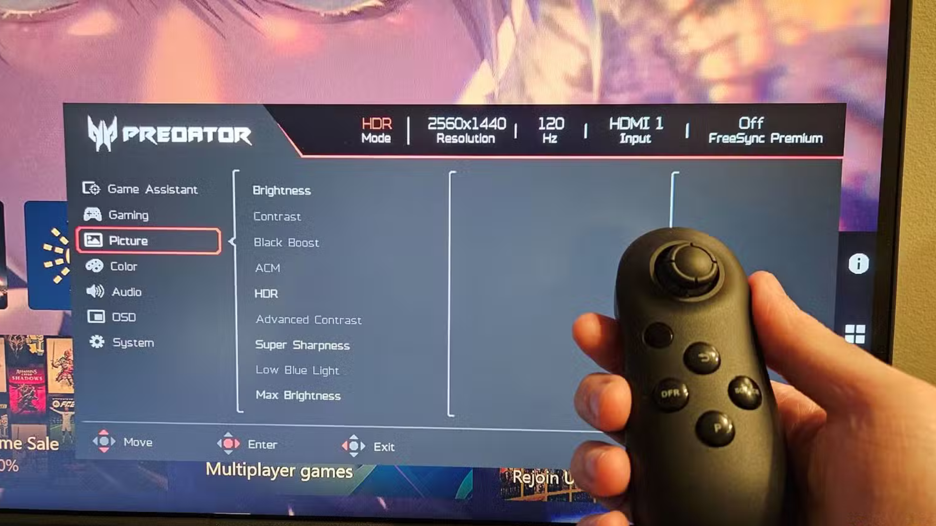 Đánh giá Acer Predator XB273K V5: Màn hình gaming 320Hz, HDR-400 giá hợp lý 8 Danh gia Acer Predator XB273K V5 Man hinh gaming 320Hz HDR 400 gia hop ly 5