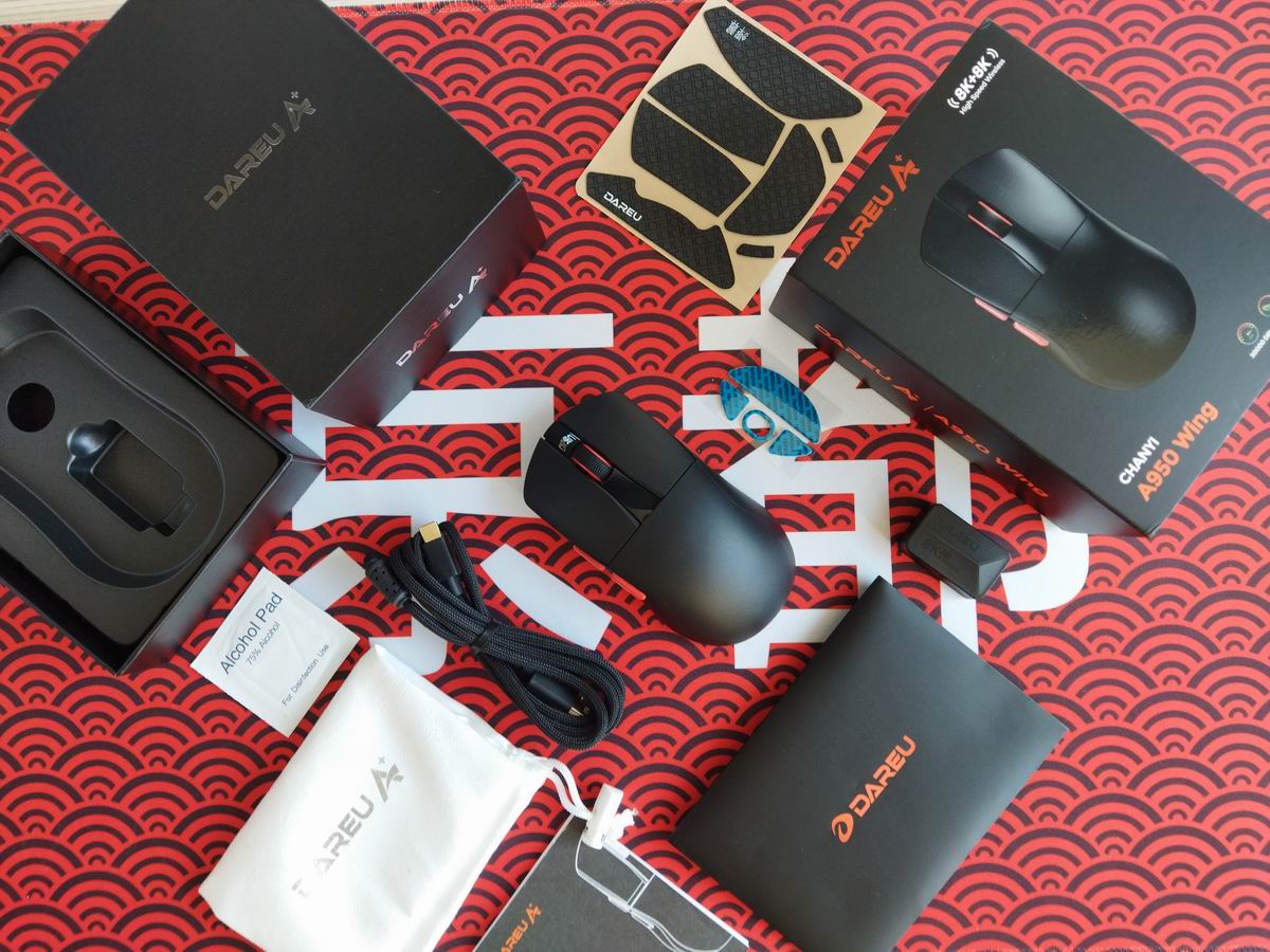 Đánh giá Dareu A950 Wing: Chuột Gaming siêu nhẹ 35g, hiệu suất 8K vô địch 20 Dareu A950 Wing 6