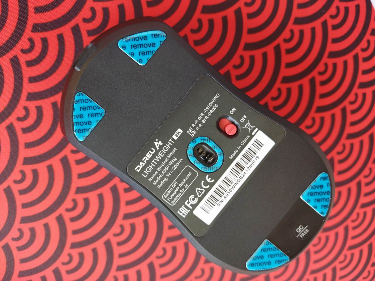 Đánh giá Dareu A950 Wing: Chuột Gaming siêu nhẹ 35g, hiệu suất 8K vô địch 23 Dareu A950 Wing 9