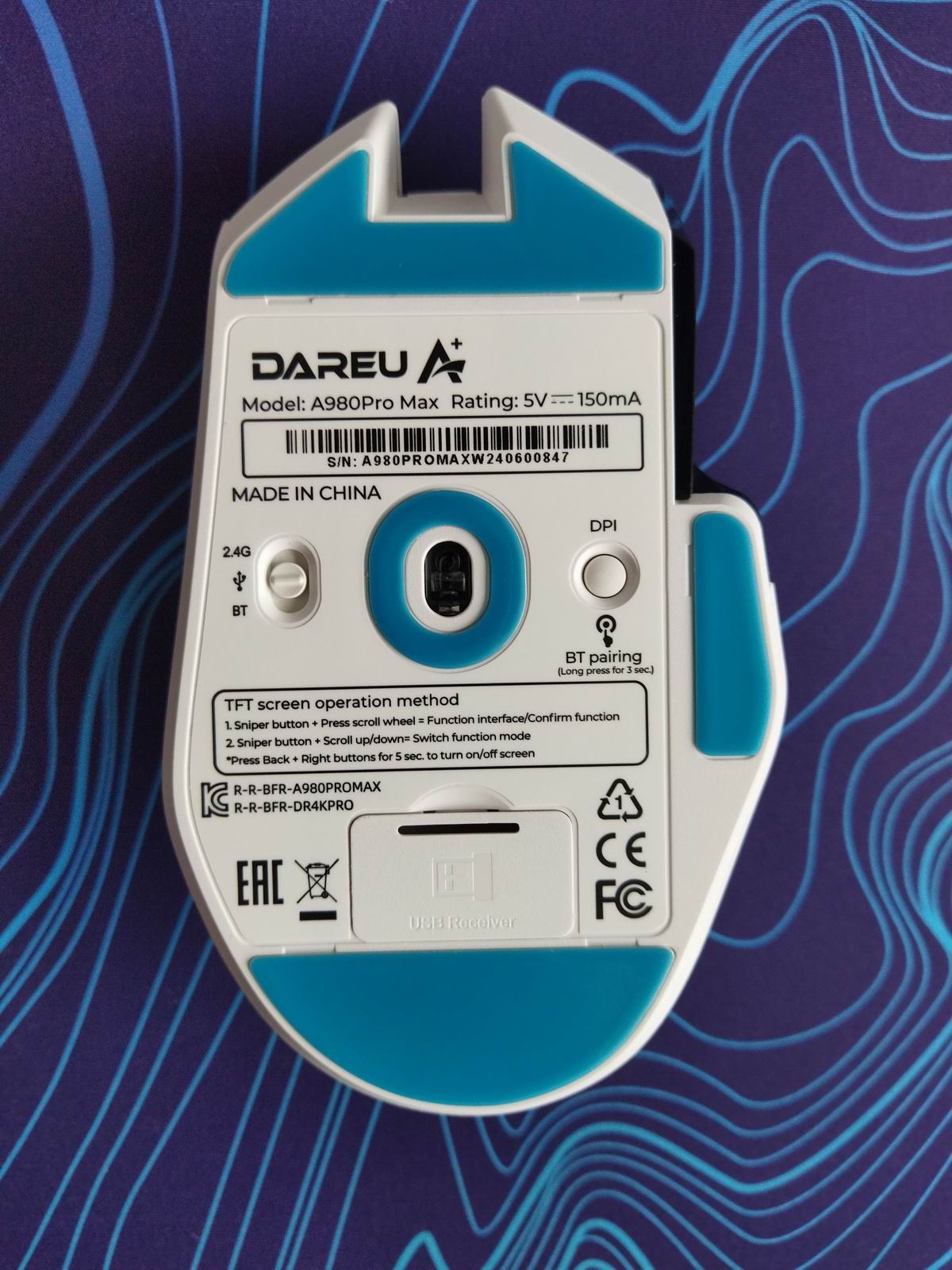 Đánh giá chuột Dareu A980 Pro Max: Chuột Gaming siêu nhẹ, màn TFT độc đáo và hiệu suất đỉnh cao 20 Dareu A980 Pro Max 7