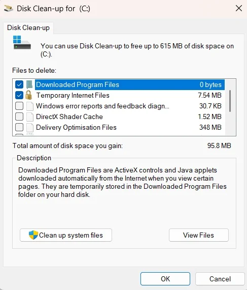 Hướng dẫn cách sử dụng Disk Cleanup trên PC Windows - Dọn dẹp hiệu quả, an toàn và nhanh chóng 9 Disk Cleanup 4