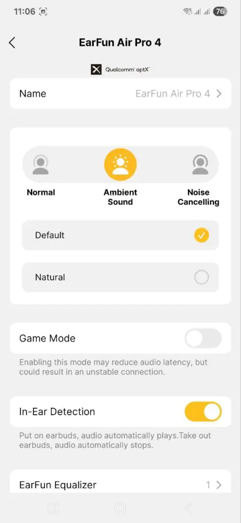 Đánh giá chi tiết EarFun Air Pro 4: Mẫu tai nghe chống ồn chủ động (ANC) đáng sở hữu. 33 EarFun Air Pro 4 8