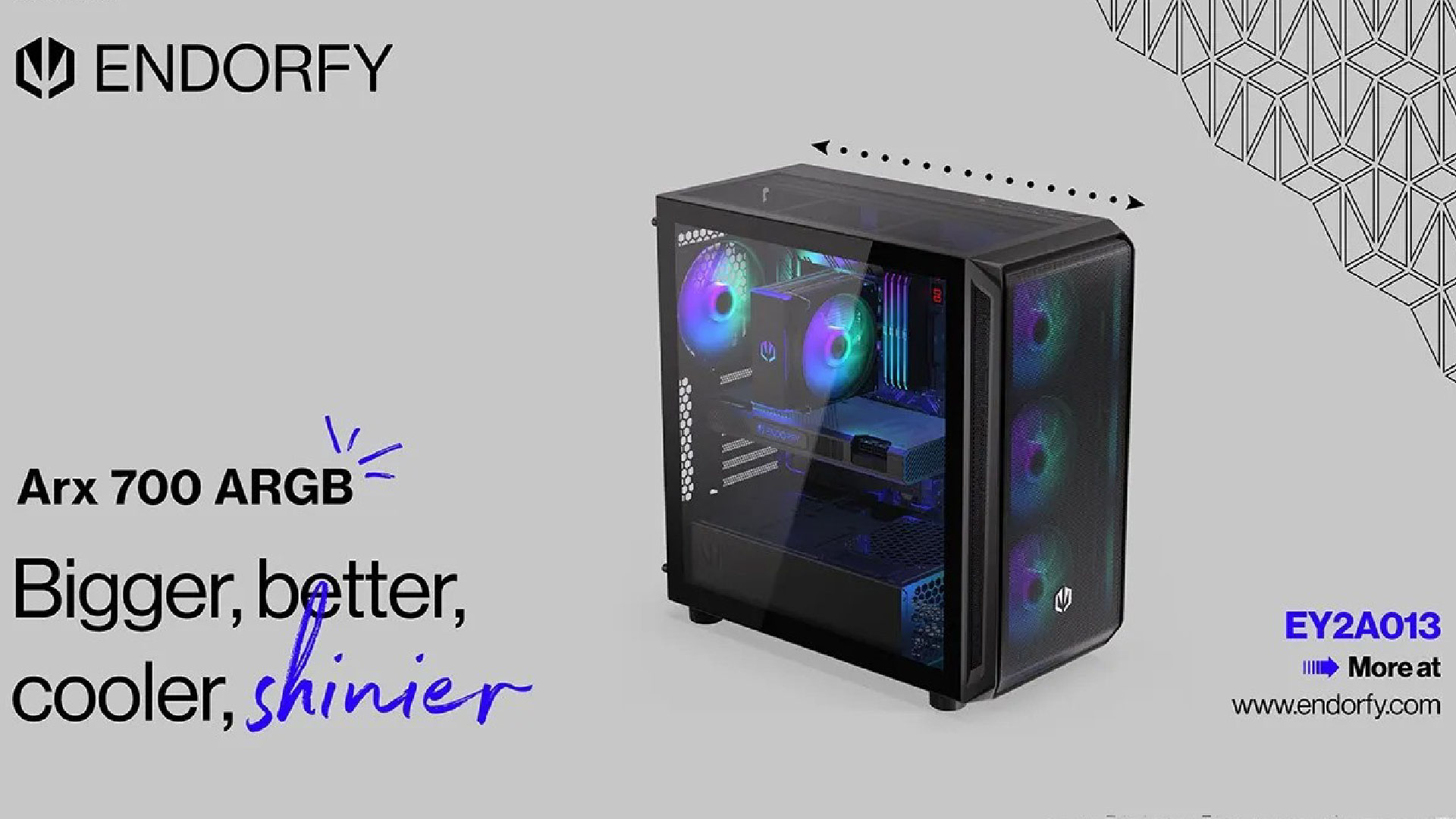 Đánh giá Endorfy Arx 700 ARGB: Thùng máy tầm trung với luồng khí mạnh mẽ và ánh sáng RGB nổi bật 1 Endorfy Arx 700 ARGB 01