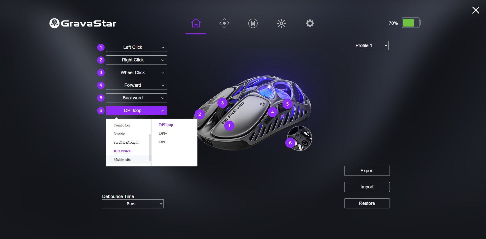 GravaStar Mercury X Pro 10