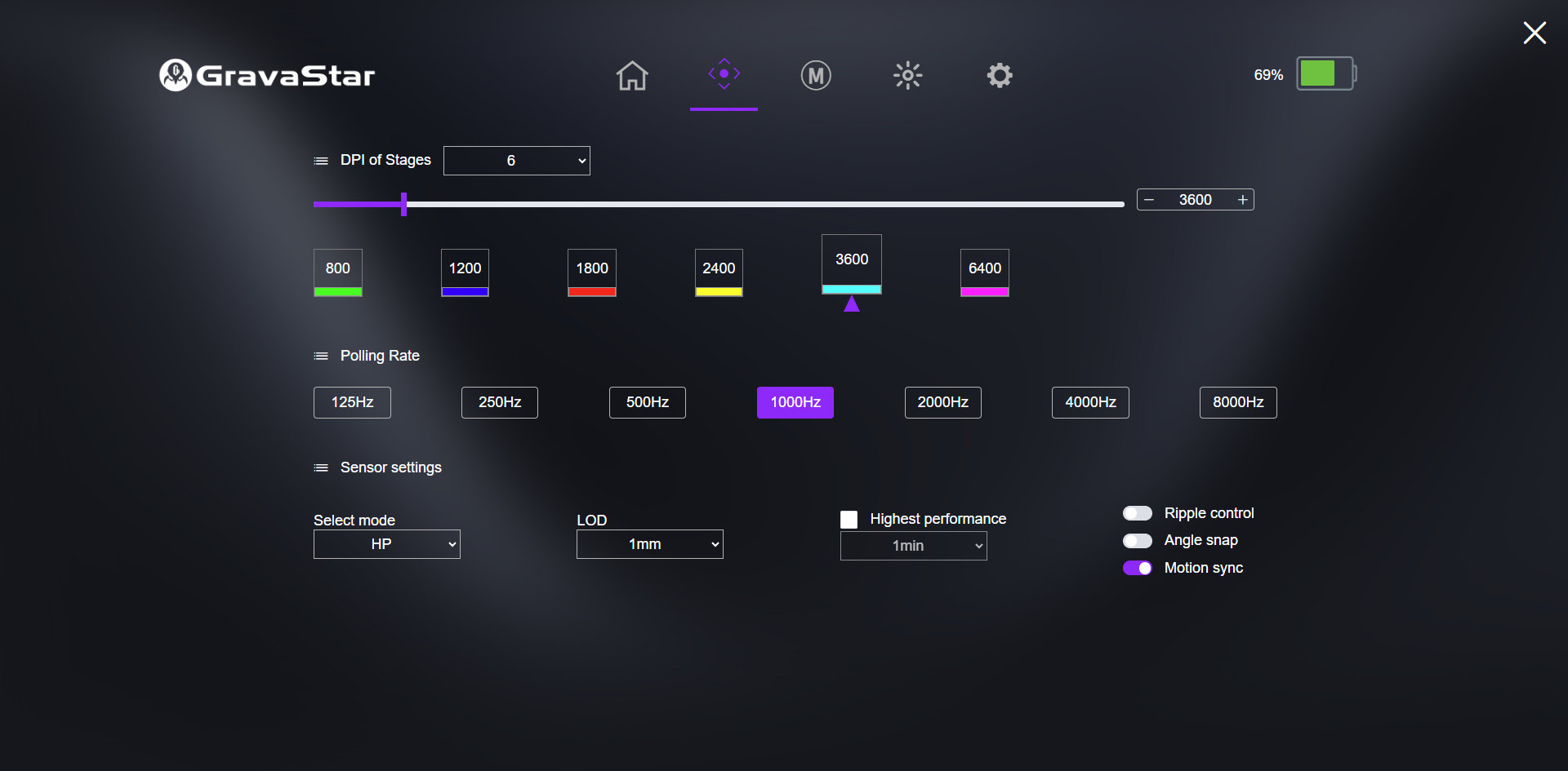 GravaStar Mercury X Pro 12