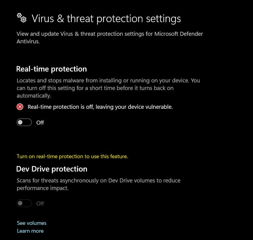 Huong dan bat hoac tat Windows Defender 5