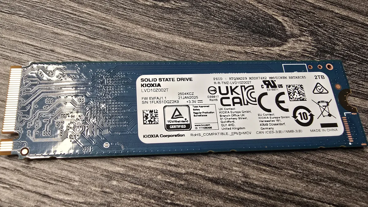 Đánh giá SSD NVMe KIOXIA EXCERIA PLUS G4: PCIe 5.0 siêu mát, hiệu quả năng lượng dẫn đầu phân khúc 15 KIOXIA EXCERIA PLUS G4 5