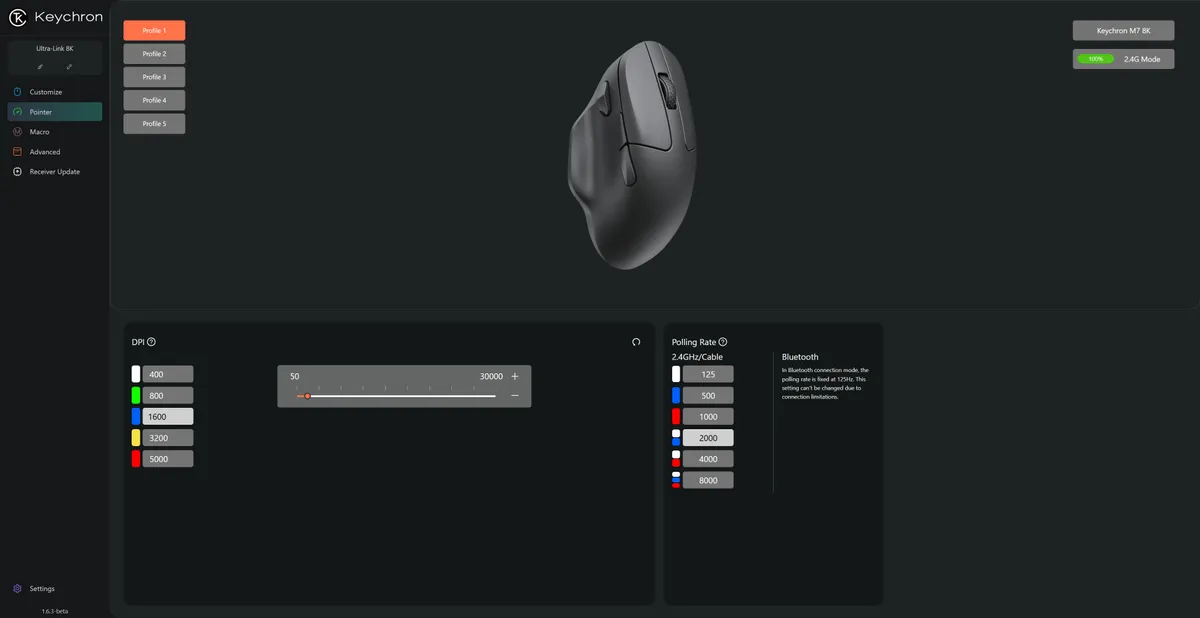 Đánh giá Keychron M7 8K Wireless: Chuột gaming không dây đỉnh cao, phản hồi 8K siêu tốc 27 Keychron M7 8K Wireless 11