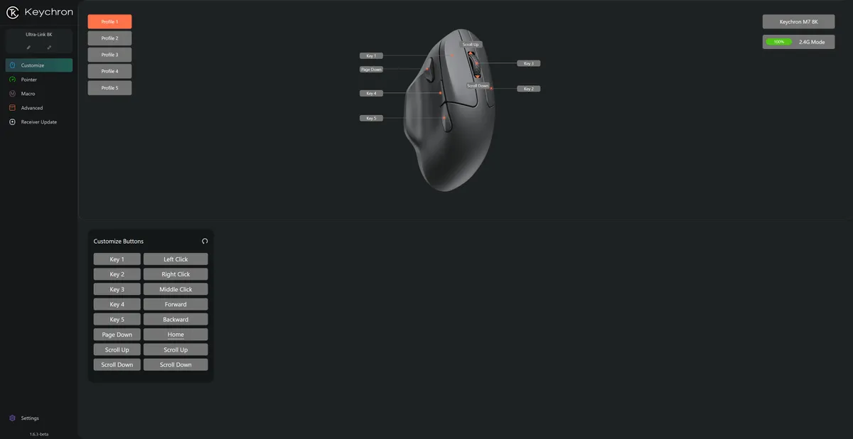 Đánh giá Keychron M7 8K Wireless: Chuột gaming không dây đỉnh cao, phản hồi 8K siêu tốc 26 Keychron M7 8K Wireless 12