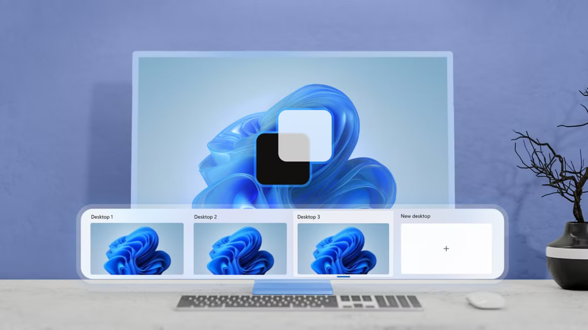 Khám phá desktop ảo: Mẹo làm việc thông minh trên Windows 1 Kham pha desktop ao Meo lam viec thong minh tren Windows 2