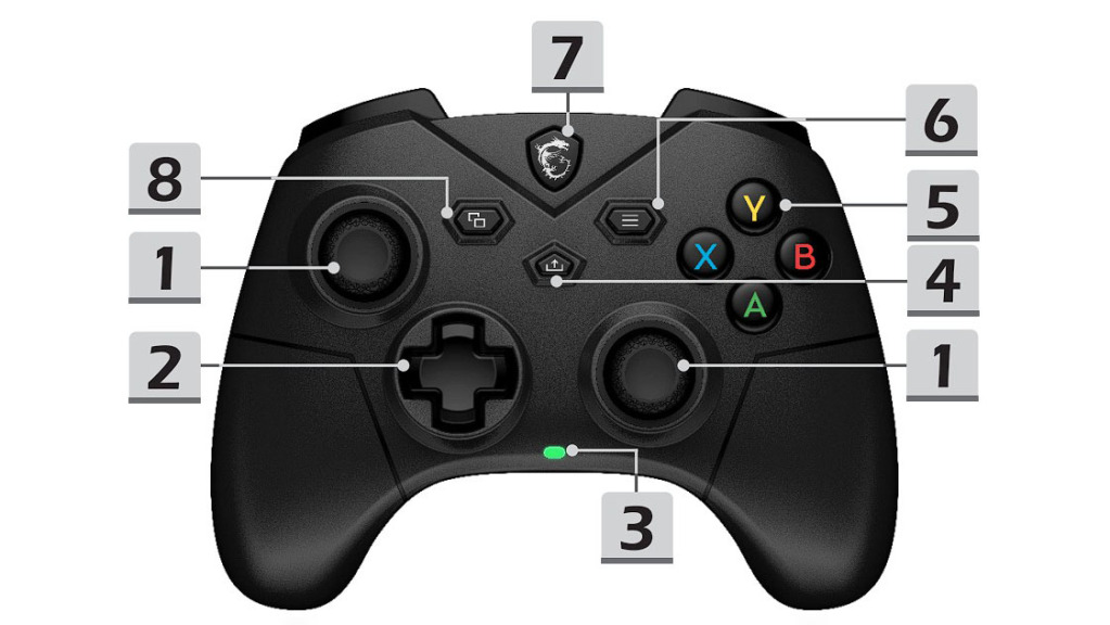 Đánh giá MSI FORCE GC300 Wireless: Tay cầm chơi game đa nền tảng có gì đặc biệt? 37 MSI FORCE GC300 Wireless 18