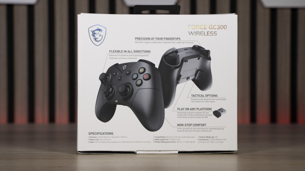 Đánh giá MSI FORCE GC300 Wireless: Tay cầm chơi game đa nền tảng có gì đặc biệt? 31 MSI FORCE GC300 Wireless 24