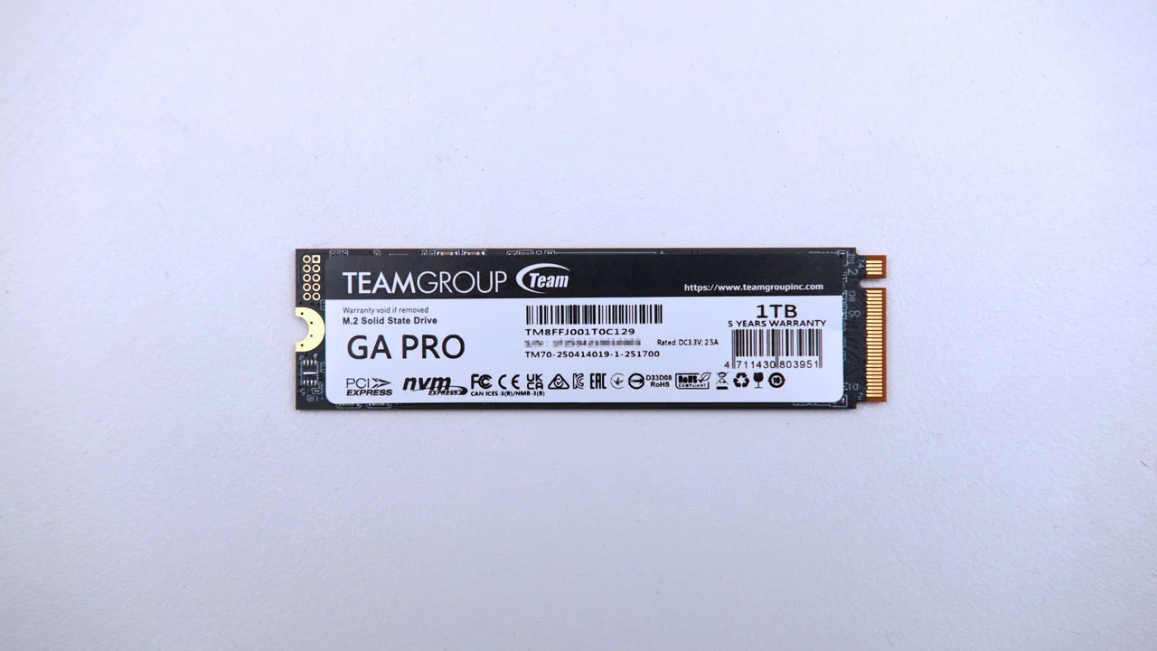Đánh giá TEAMGROUP T-Force GA PRO (1TB): SSD NVMe PCIe Gen 4 X4 hiệu suất cao cho game thủ và sáng tạo nội dung 17 TEAMGROUP T Force GA PRO 1 TB SSD 1