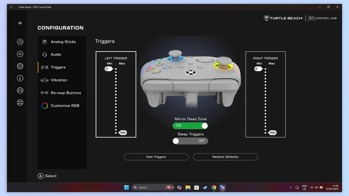 Đánh giá Turtle Beach Afterglow Wave: Tay cầm chơi game giá phải chăng với RGB nổi bật và điều khiển chính xác 27 Turtle Beach Afterglow Wave 10