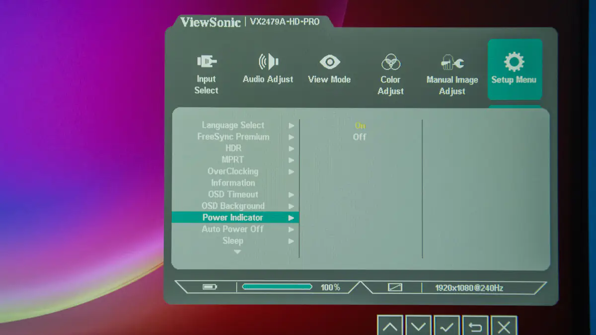 ViewSonic VX2479A HD PRO 7