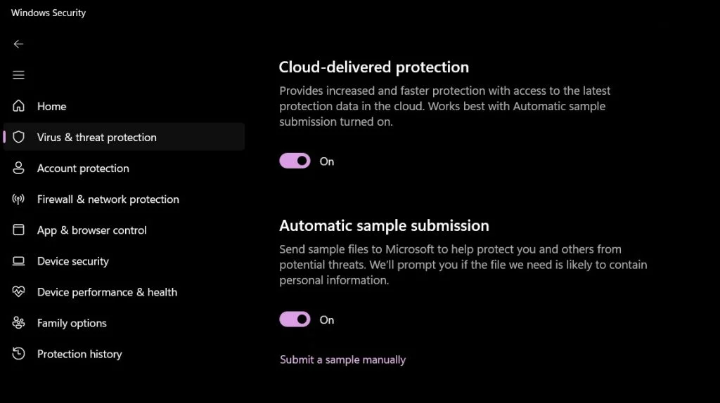 Top 6 thiết lập tốt nhất của Windows Defender để tăng cường bảo mật cho laptop của bạn 12 Windows Defender 3