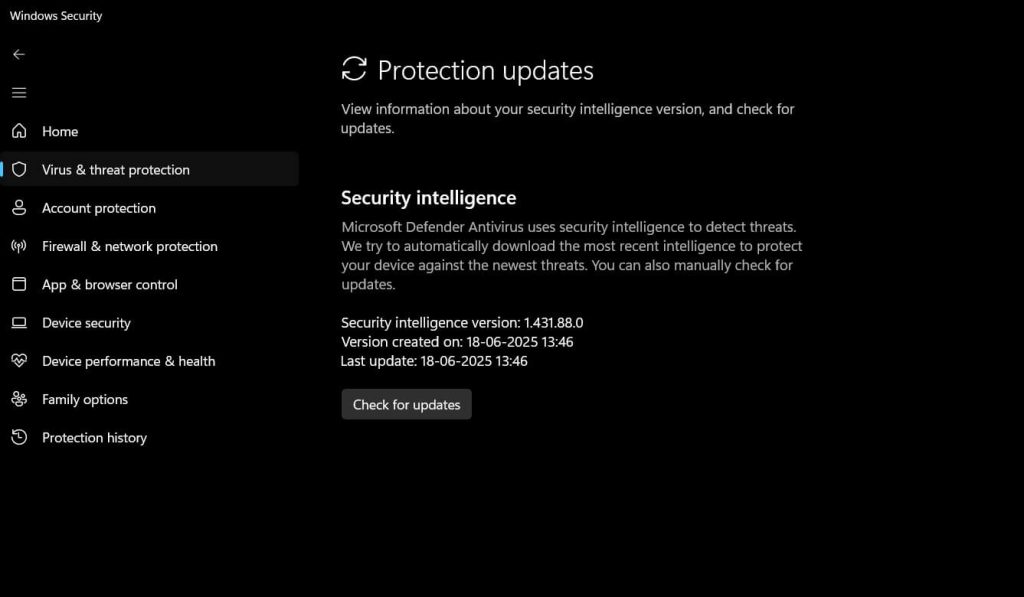Hướng dẫn cách cập nhật thủ công Windows Security Signatures trên Windows 11/10: Bảo vệ máy tính toàn diện 12 cach cap nhat thu cong Windows Security Signatures tren Windows 1110 4