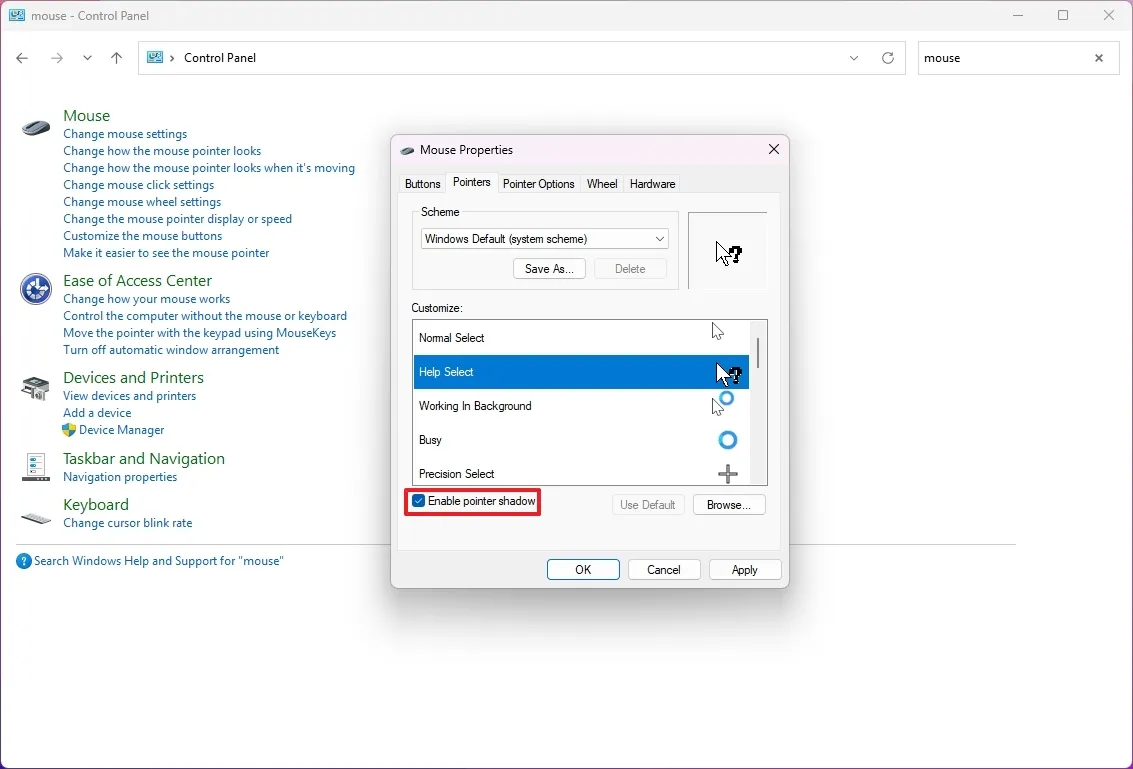 Hướng dẫn cách tùy chỉnh cài đặt chuột trên Windows 11 89 cach tuy chinh cai dat chuot tren Windows 11 30
