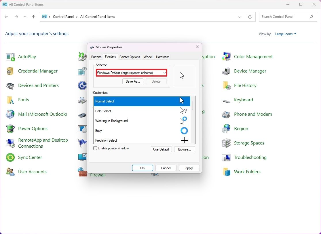 Hướng dẫn cách tùy chỉnh cài đặt chuột trên Windows 11 69 cach tuy chinh cai dat chuot tren Windows 11 34