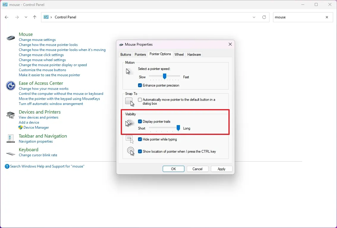 Hướng dẫn cách tùy chỉnh cài đặt chuột trên Windows 11 85 cach tuy chinh cai dat chuot tren Windows 11 34