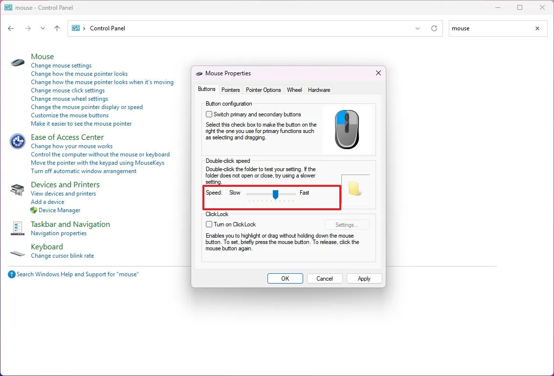 Hướng dẫn cách tùy chỉnh cài đặt chuột trên Windows 11 62 cach tuy chinh cai dat chuot tren Windows 11 43