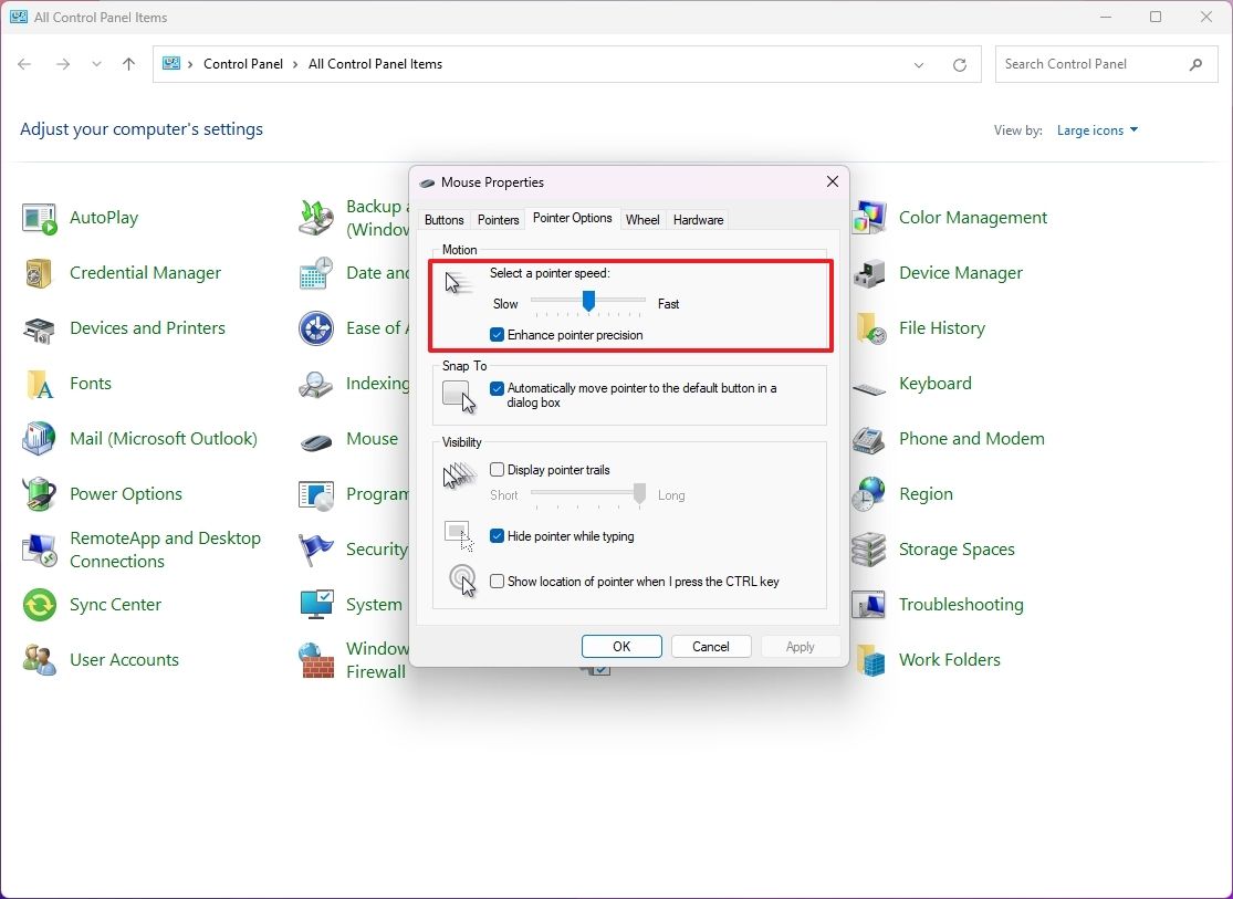 Hướng dẫn cách tùy chỉnh cài đặt chuột trên Windows 11 51 cach tuy chinh cai dat chuot tren Windows 11 49