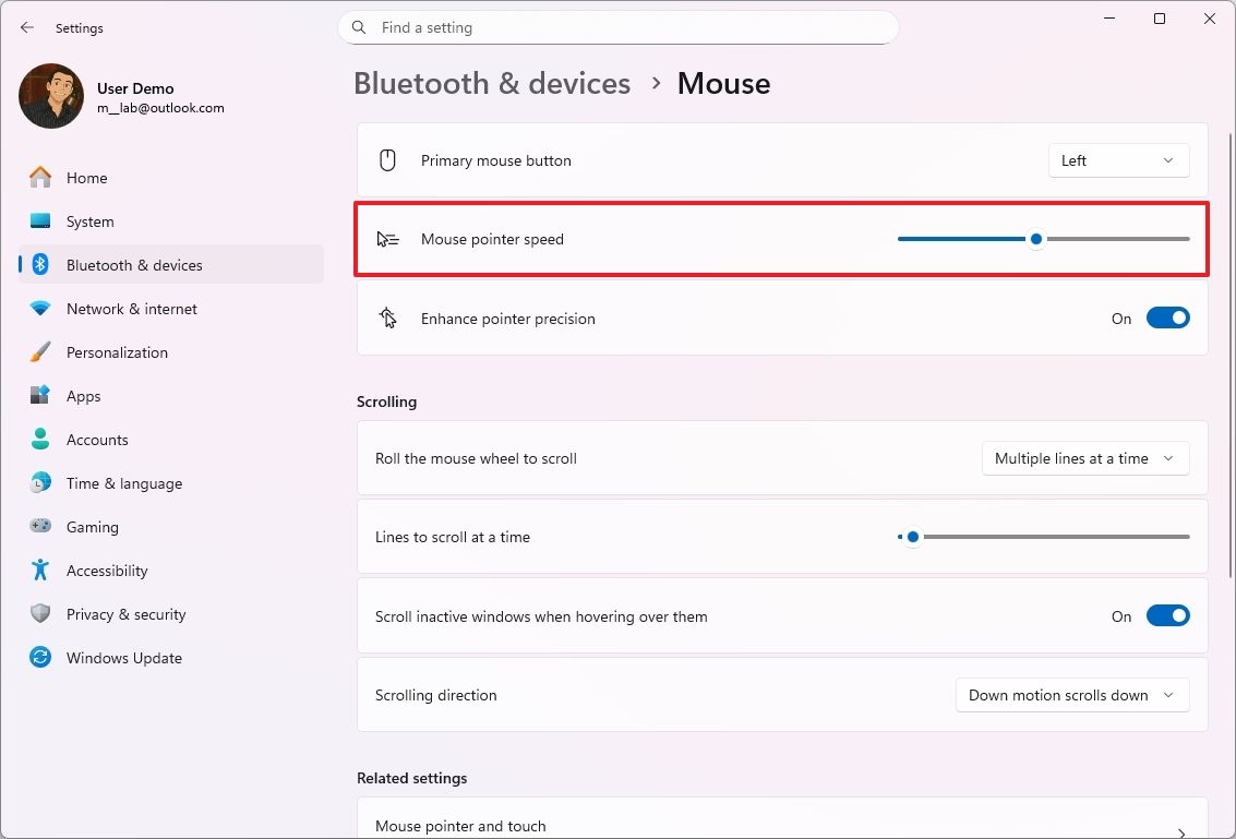 Hướng dẫn cách tùy chỉnh cài đặt chuột trên Windows 11 49 cach tuy chinh cai dat chuot tren Windows 11 51