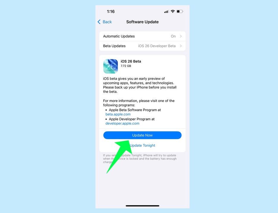 iOS 26 đã có mặt — cách tải xuống bản beta dành cho nhà phát triển 13 iOS 26 7 e1753439088363