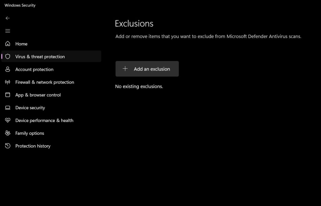 loi MSMPeng.exe Antimalware Service Executable 5