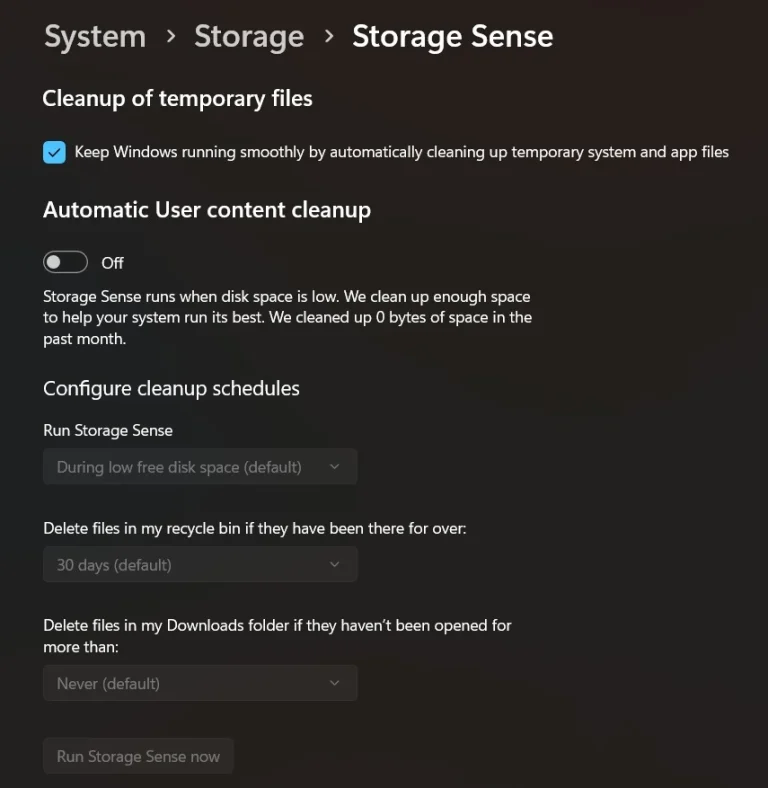 Hướng dẫn khắc phục lỗi đầy dung lượng ổ cứng do thư mục Temp 12 loi day dung luong o cung do thu muc Temp 3