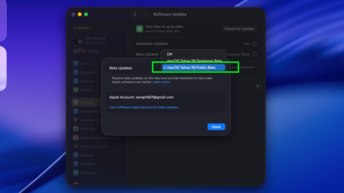 macOS Tahoe 26 đã sẵn sàng để dùng thử: đây là cách tải xuống bản beta công khai 8 macOS Tahoe 26 4