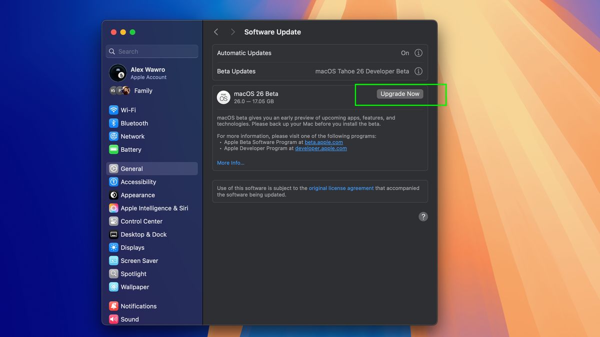 macOS Tahoe 26 đã sẵn sàng để dùng thử: đây là cách tải xuống bản beta công khai 9 macOS Tahoe 26 5